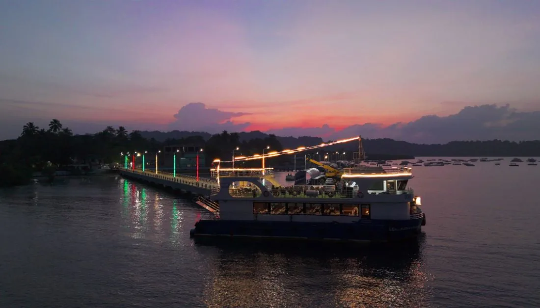 Evening dinner cruise aboard Canopus Marine